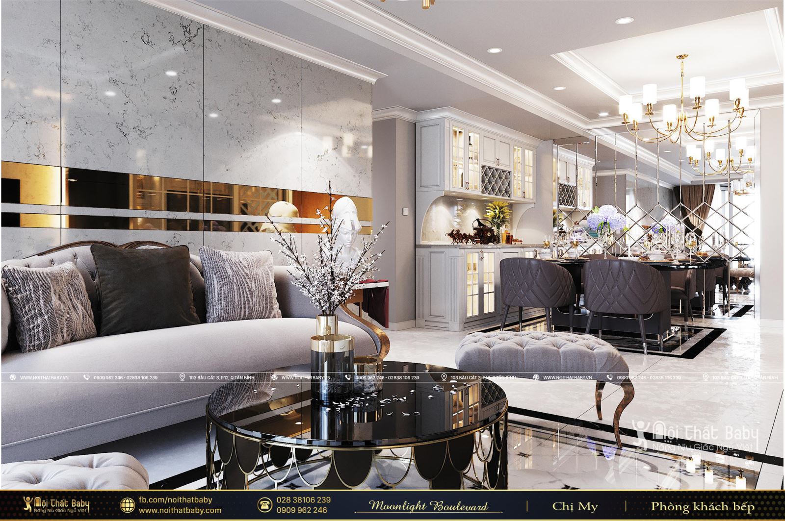Tổng hợp các mẫu thiết kế nội thất chung cư Saigon Mia
